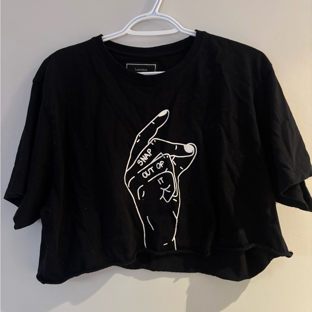 Arctic monkeys cropped T shirt